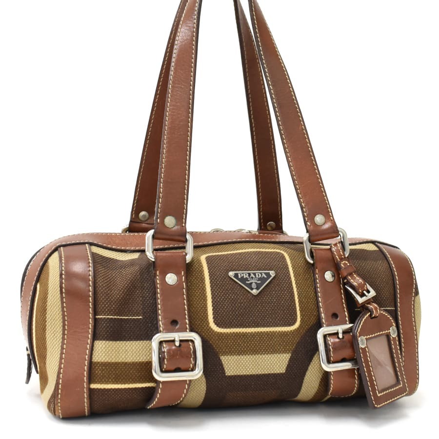 により 1円 ◇極美品 PRADA プラダ トートバッグ ショルダー ミニ