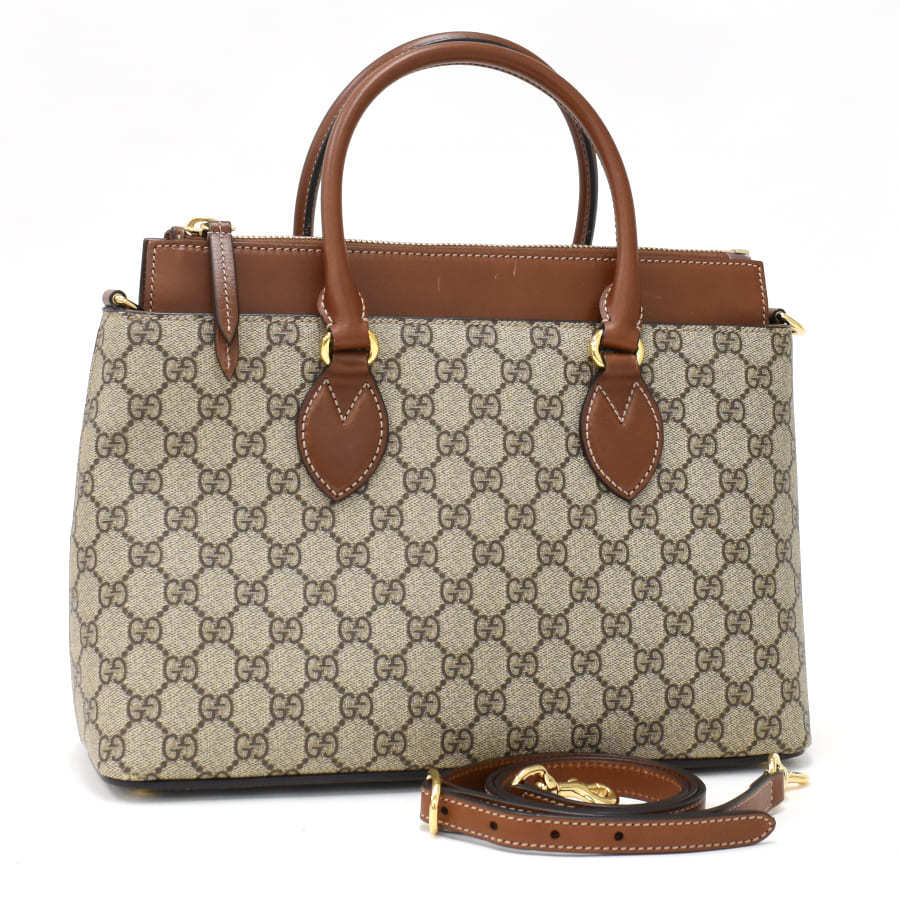 1円 ◇新品同様 GUCCI グッチ 2wayハンドバッグ スモールトートバッグ