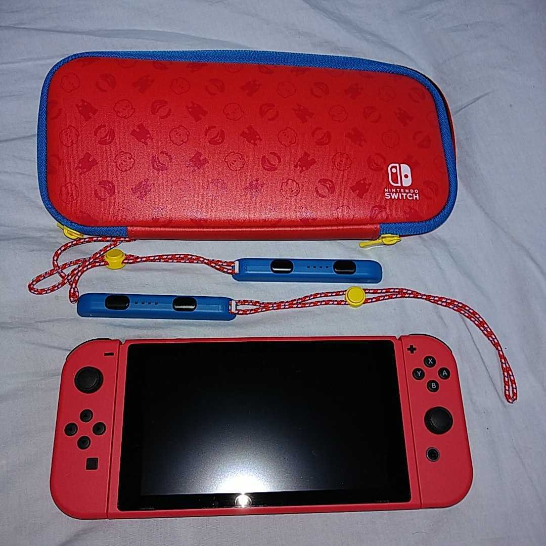 正規品直輸入】 Nintendo Switch マリオレッド×ブルー セット 欠品なし