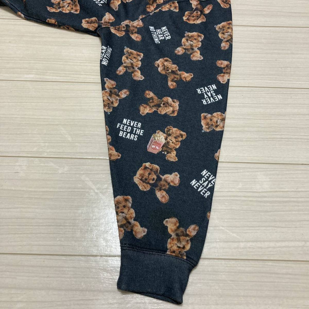 MILKBOY NEVER BEAR テディベア スウェット ビッグ パーカー MILKBOY NEVER BEAR テディベア スウェット ビッグ パーカー