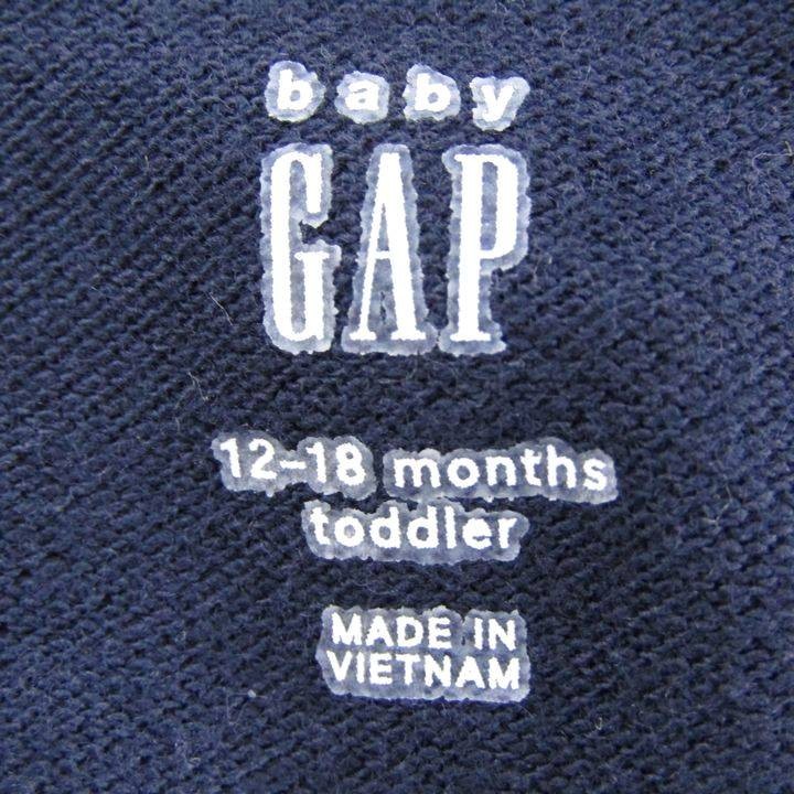 ベビーギャップ 半袖ポロシャツ クマ刺繍 カットソー 男の子用 80サイズ 紺 ベビー 子供服 babyGAP_画像3