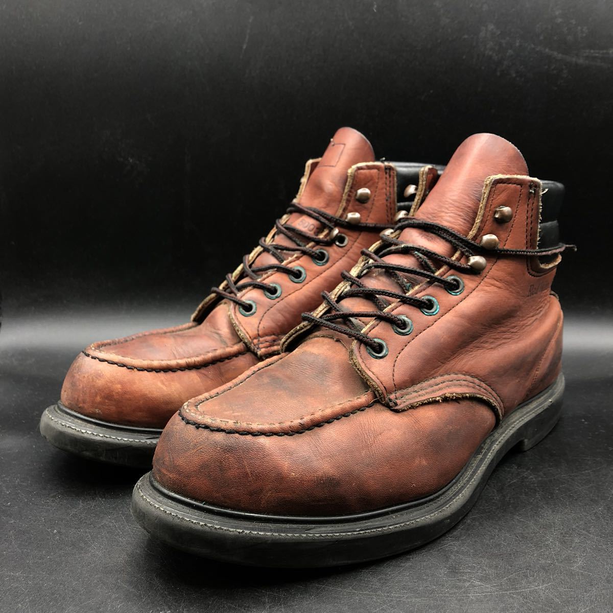 宅配 スーパーソール 204 レッドウィング REDWING 羽タグ 97年製 JJ12 9 モックトゥブーツ Sole Super 茶 ブラウン 27.0cm EE 9インチ 宅配 スーパーソール 204 レッドウィング REDWING 羽タグ 97年製 JJ12 9 モックトゥブーツ Sole Super 茶 ブラウン 27.0cm EE 9インチ