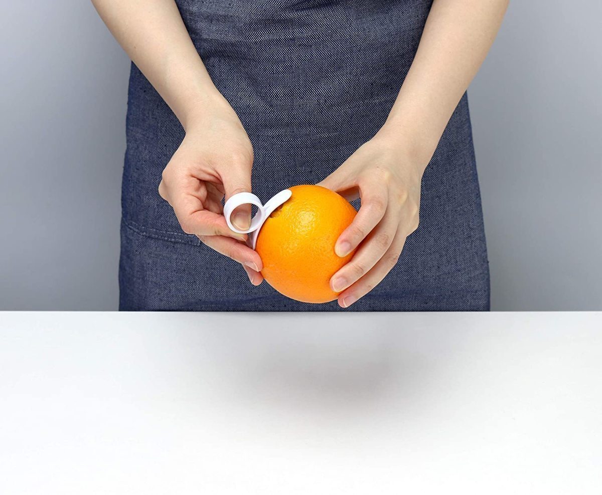 送料無料 皮むき器 リンゴ 梨 アップルクイック オレンジの皮むきリング付属 MCK-130/7017_画像7