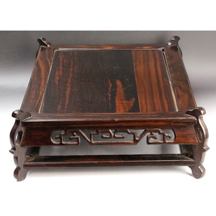 レビュー高評価の商品! 源・S】時代唐物 唐木製 工芸品 時代物平卓 木工、竹工芸