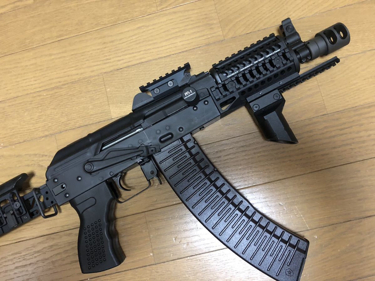 LCT AKS74UN NV フルメタル タクティカル カスタム ZENIT AKS 74 AK 47 105 ストック ロシア DTK-2 PT-1 TWI マガジン B-11 B-19 電動ガン_画像6