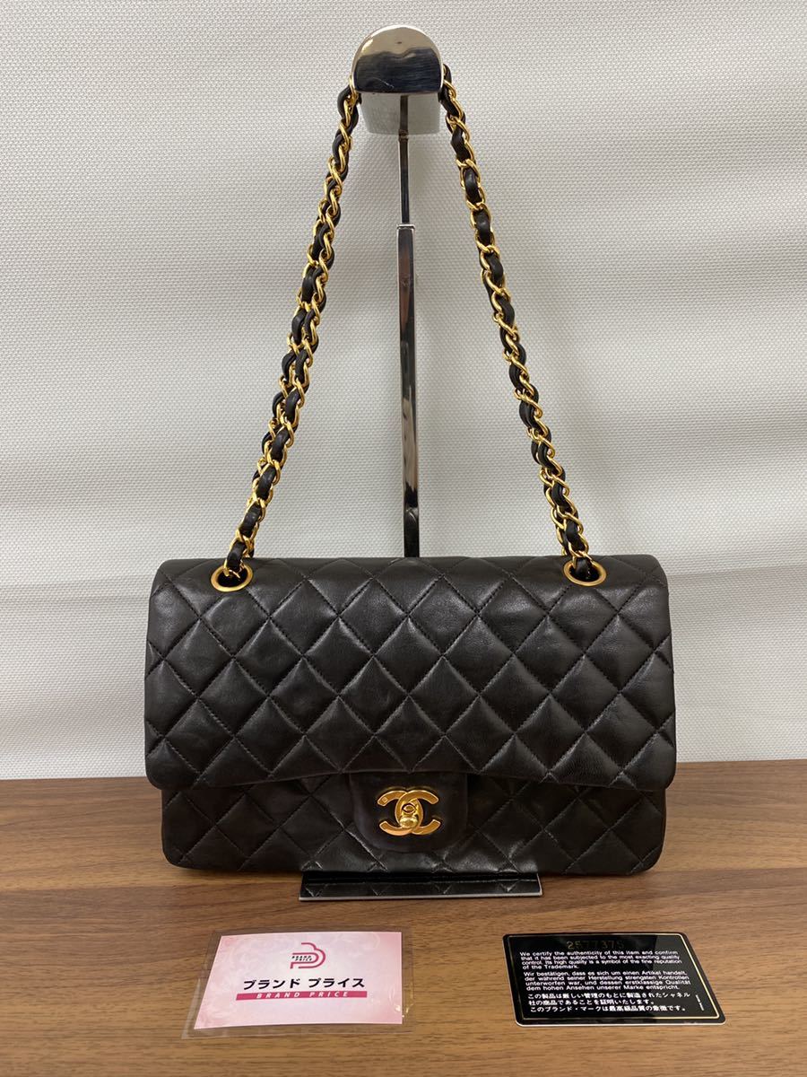 正規激安 【美品】CHANEL ゴールド金具 ラムスキン ショルダー