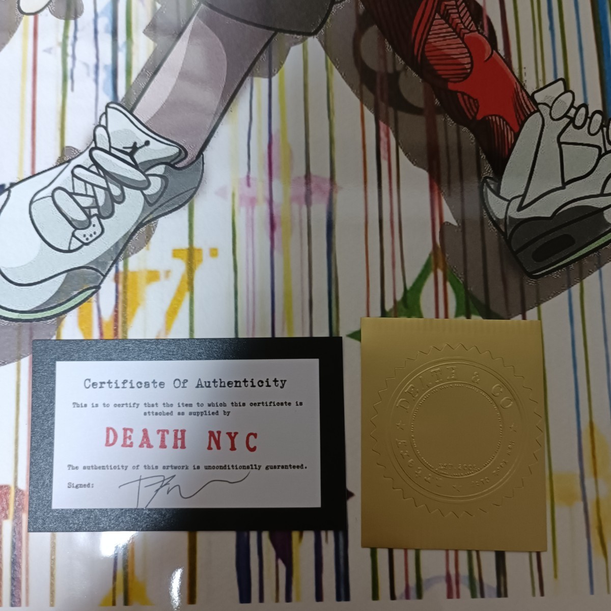 真作正規品 DEATH NYC 世界限定100枚 ポップアート|Yahoo!フリマ(旧