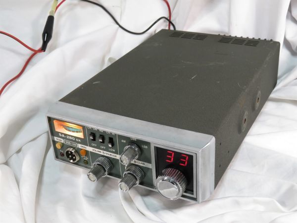 日本電業 SA-280DX AM/SSB 80CH 名機CB無線機 当時もの 美品 日本電業 SA-280DX AM/SSB 80CH 名機CB無線機 当時もの 美品