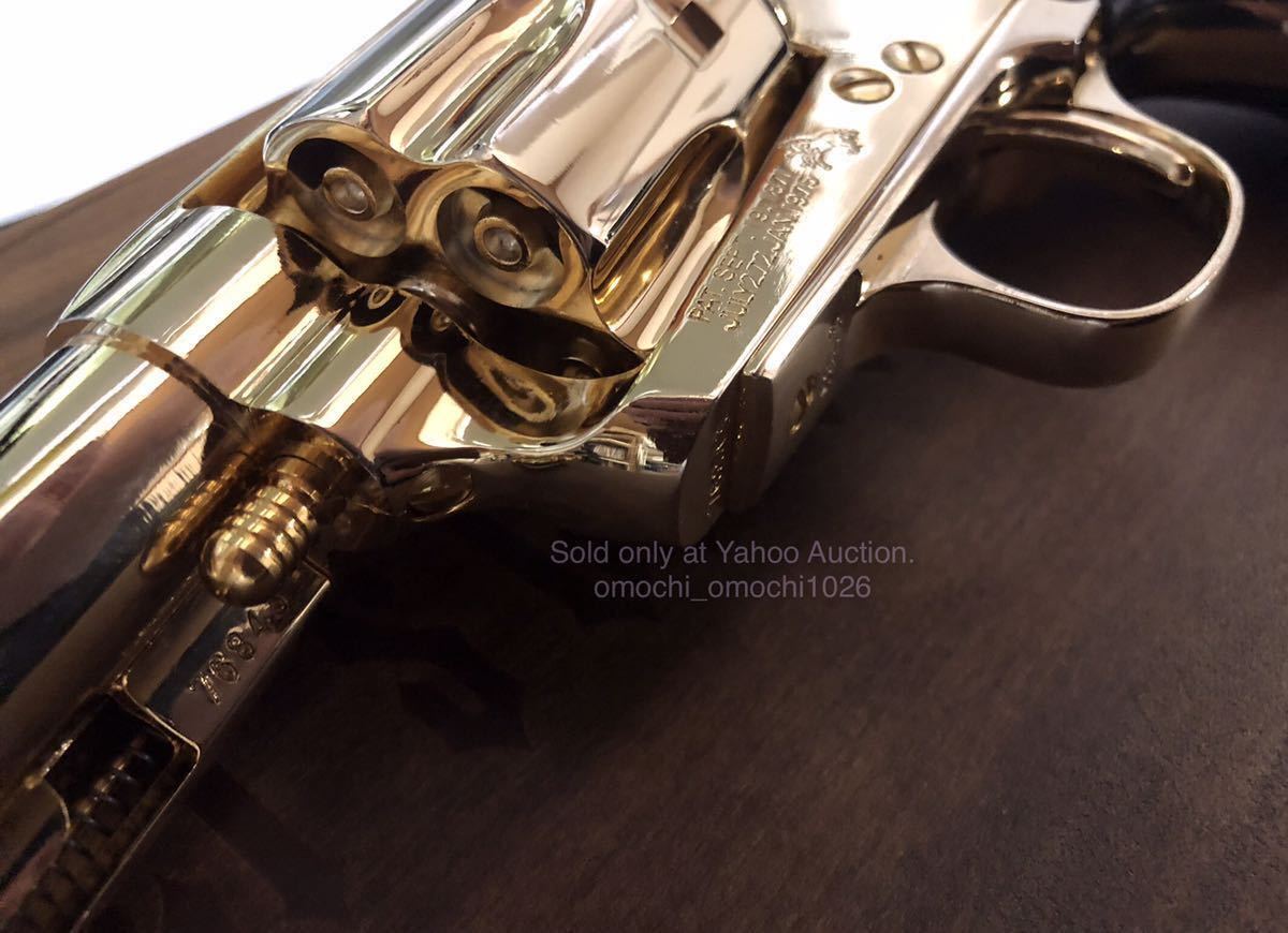 【未発火】コクサイ SAA ブラックパウダー OLD TYPE 限定木製ボックス グリップ2種付☆銃口は完全に閉塞。SMG刻印有りの合法金属モデルガン 6