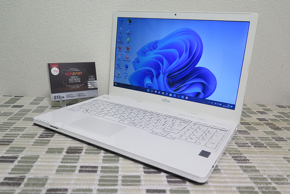 【高速Core i7(Haswell)+メモリ8GB★爆速新品SSD512GB】富士通 AH53/U 最新Win11+Office2019 H&B ★ Blu-ray/Wi-Fi/Webカメラ/HDMI_画像1