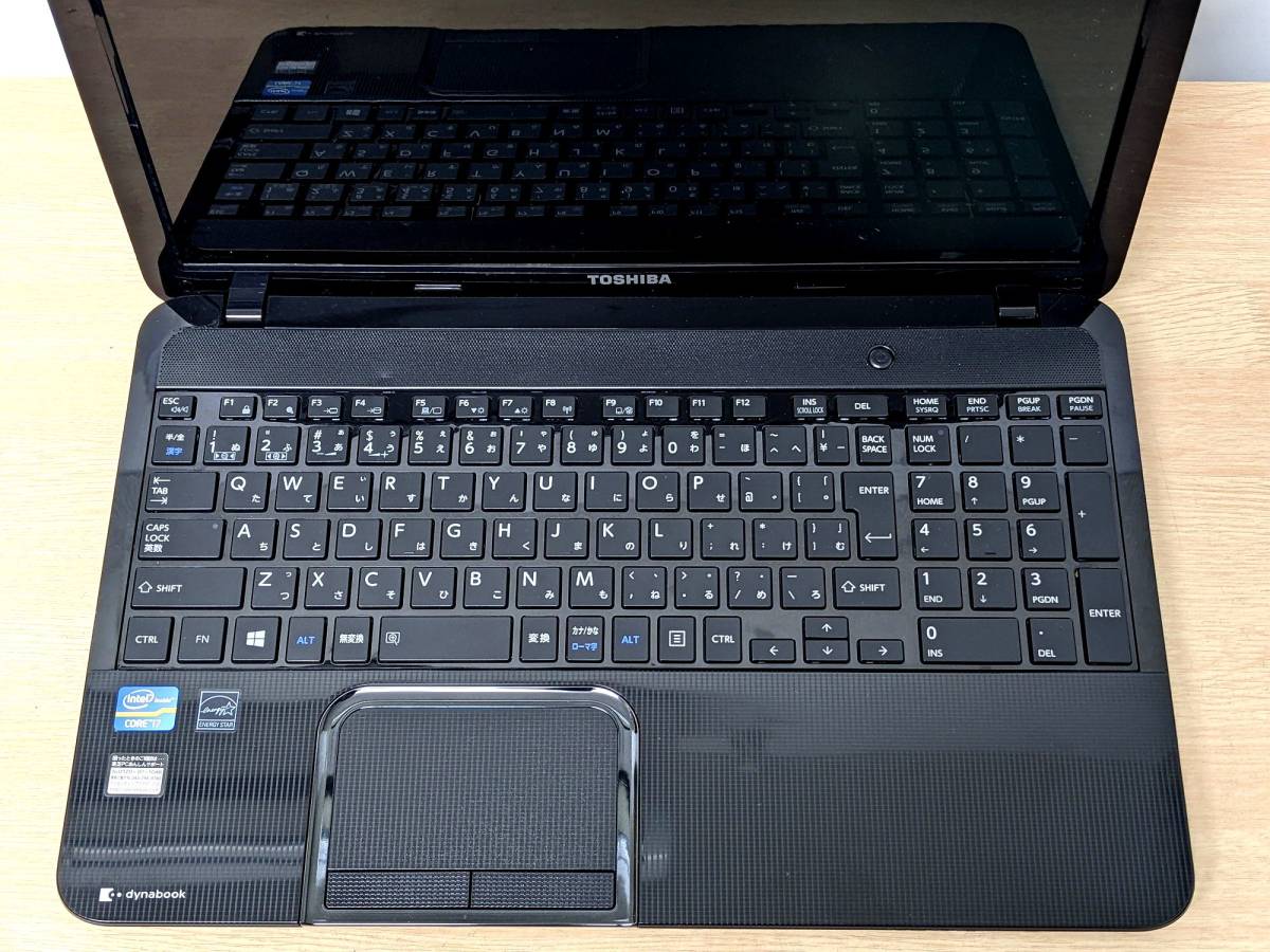 24時間以内発送 Windows11 Office2021 東芝 ノートパソコン dynabook T552/58GB 新品SSD 512GB メモリ 8GB Core i7 BD-RE 管98_画像3