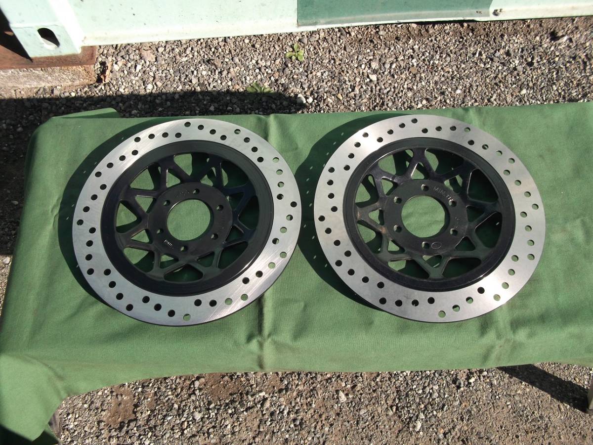 在庫処分】【レアデザイン】GS400 GSX400E GSX400F ダブルディスク用