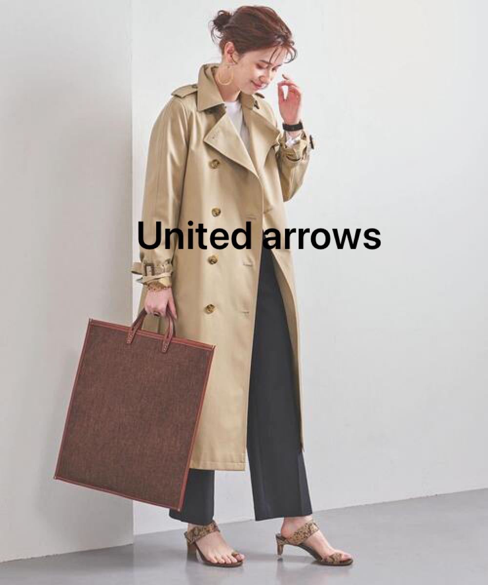 春 秋に UNITED ARROWS ユナイテッドアローズ UBCB ギャバ トレンチ