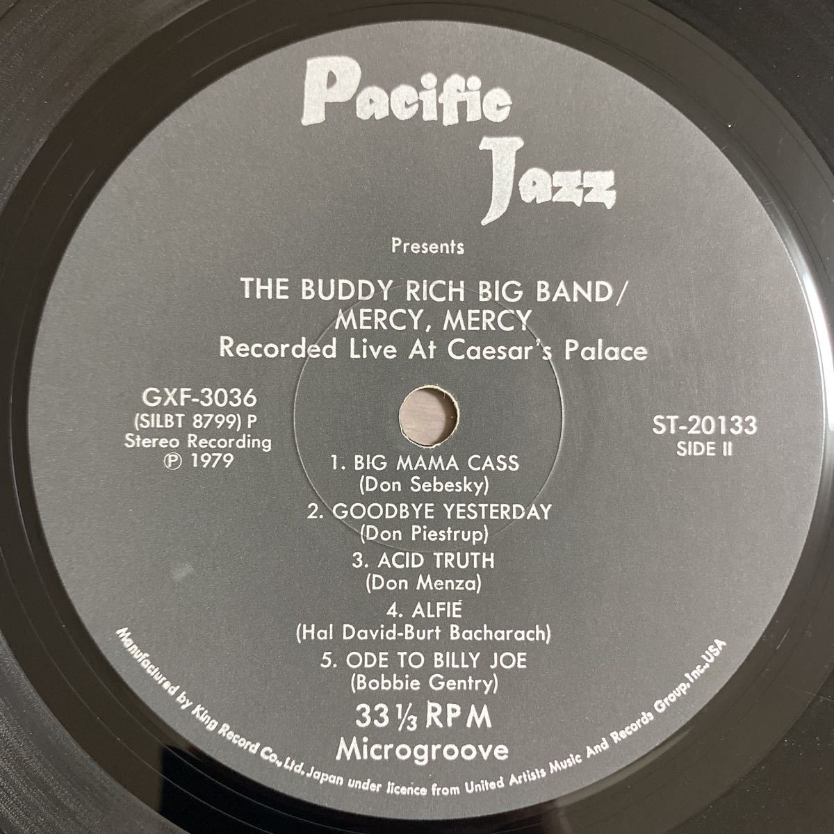 帯付　LP バディ・リッチ・ビッグ・バンド/マーシー・マーシー　THE BUDDY RICH BIG BAND/MERCY,MERCY 1979年_画像10