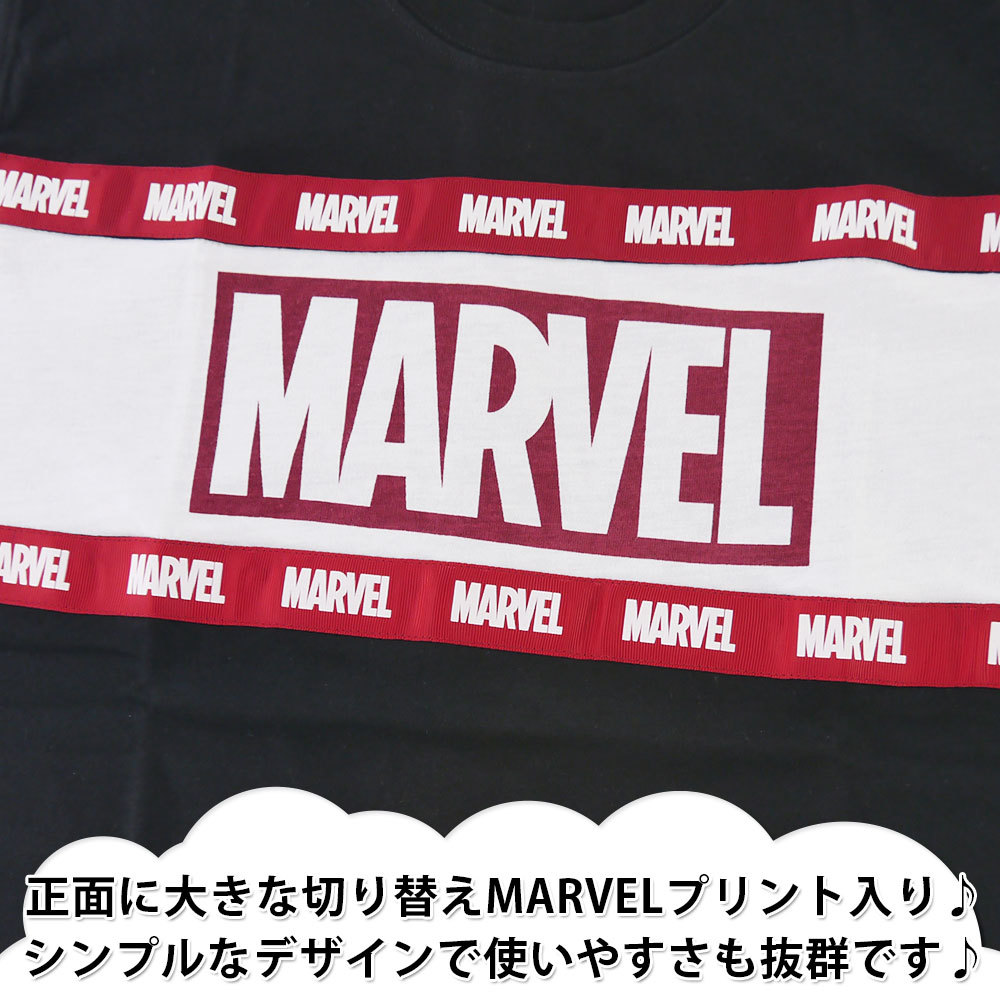 MARVEL マーベル 半袖 Tシャツ メンズ コミック グッズ プリント 9272-0471B BK(ブラック) Lサイズ_画像2