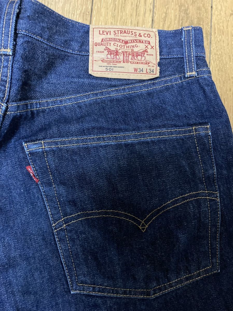 米国製 LEVIS LVC 501 デニムパンツ W34 L34 66前期 1976年 復刻 26408 