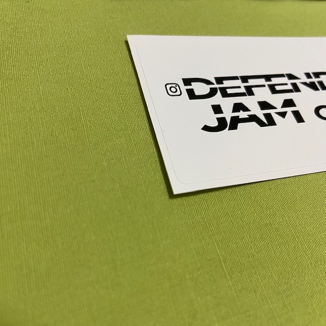 ディフェンダージャム 　白　ステッカー UK ランドローバー Defender Jam ディフェンダー_画像2