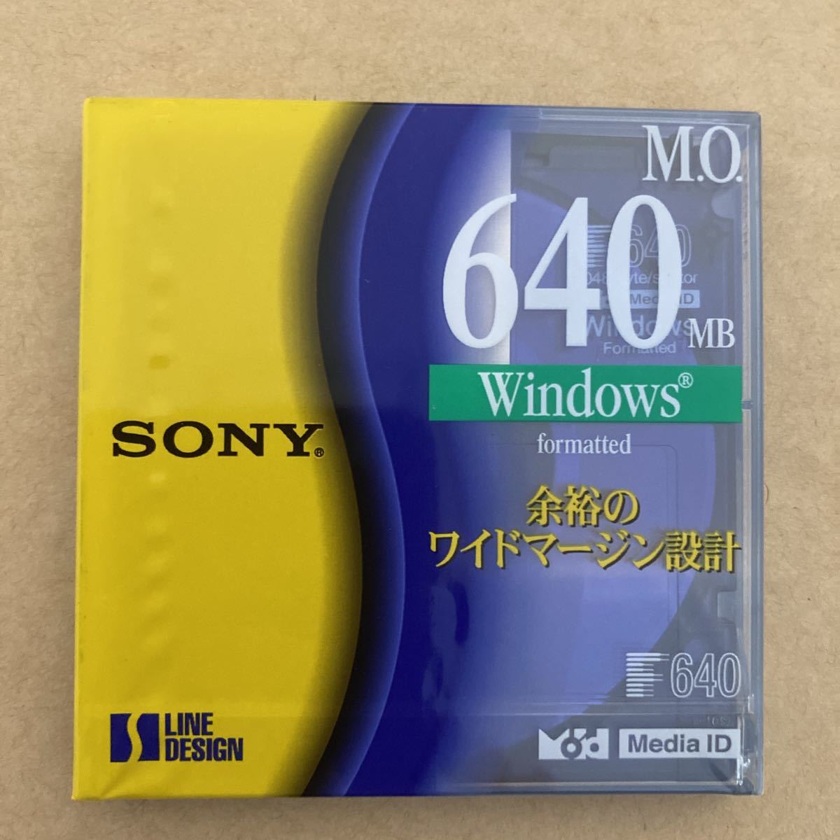 SONY EDM-640CDF(Windows формат settled 3.5 дюймовый MO диск ) ③