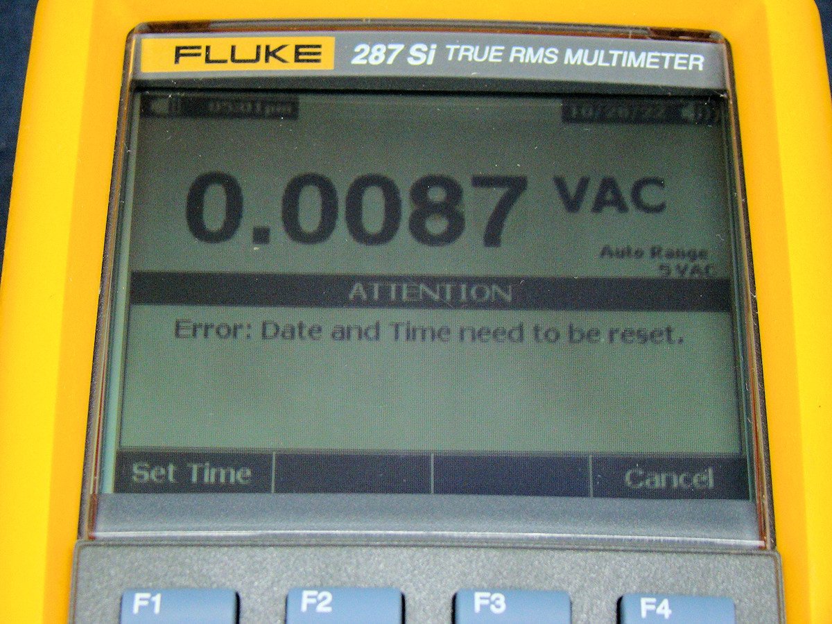 FLUKE フルーク 287 Si 真の実効値型電子機器用 ログ記録マルチメーター デジタルマルチメータ DMM 中古_画像5
