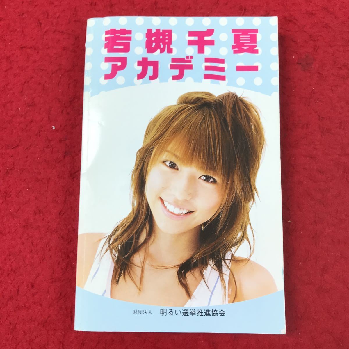 d-316 ※13 若槻千夏アカデミー 発行 明るい選挙推進協会 FMラジオ 選挙権 被選挙権 都道府県 義務教育 選挙権 省庁 与党 野党 付箋付き_画像1