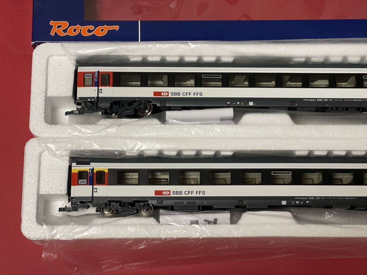 SBBスイス 1等車と2等車 (Roco製品) 鉄道模型 SBBスイス 1等車と2等車 (Roco製品) 鉄道模型