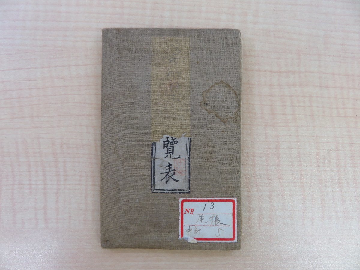 愛知縣編『愛知縣一覽概表』明治8年 愛知県の各種資料を網羅的に掲載した明治初期の畳物一舗 明治時代和本・畳物一舗_画像1