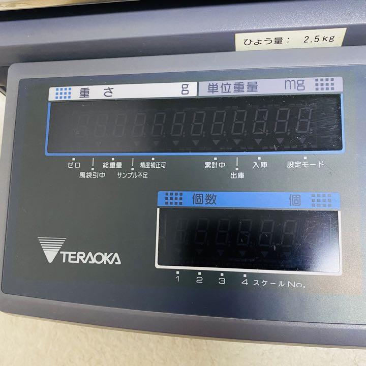 TERAOKA 寺岡精工 電気抵抗線式はかり DC-190 カウンティング TERAOKA 寺岡精工 電気抵抗線式はかり DC-190 カウンティング
