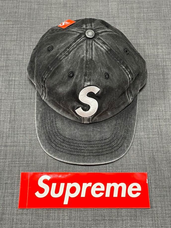 ブランド 新品 Supreme Pigment Print S Logo 6-Panel 黒 - 通販