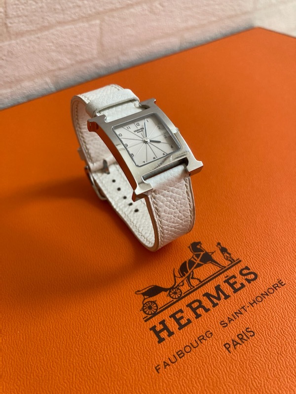 新作を海外 HERMES エルメス レディース腕時計 プロフィール クオーツ