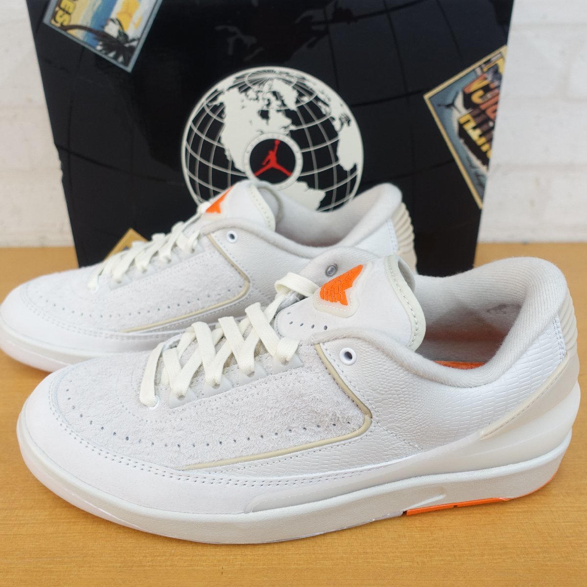 本物保証 NIKE AIR JORDAN 2 RETRO LOW SP DV7128-110 26.5cm 8.5　SHELFLIFE × Nike_画像3