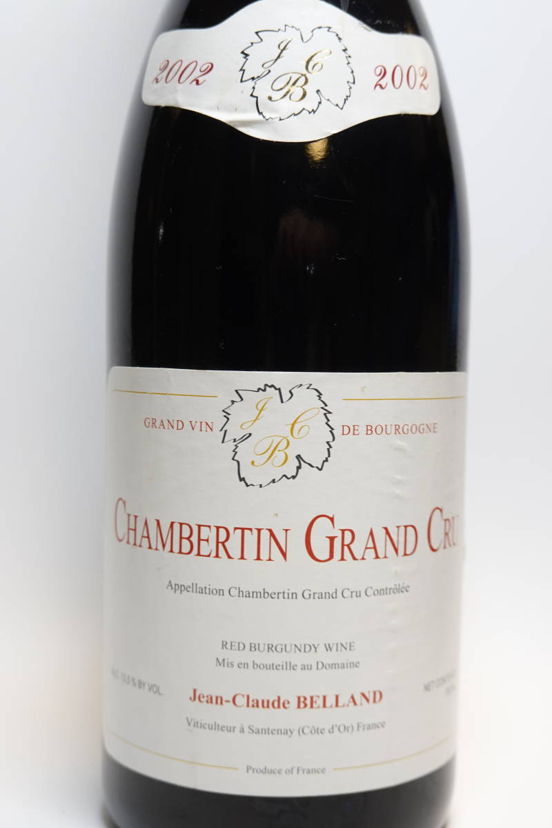 ジャン・クロード・ベラン シャンベルタン グランクリュ 2002年 750ml