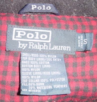 ◆希少品【Ralph Lauren】製 POLO マイナス18度OK ダウンジャケット アウター 6ポケット フード脱着可 Sサイズ(US) 日本Mサイズ相当!!!_画像8