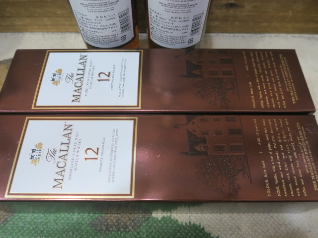 未開栓 古酒 貴重 国内正規品 箱付 MACALLAN(マッカラン)12年