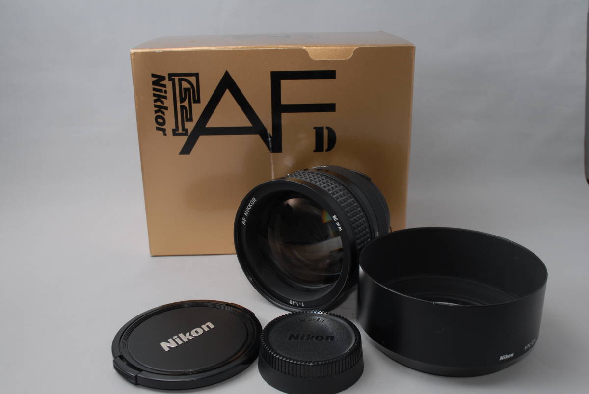 ニコン Nikon AF 85mm F1.4D フード付 #56030 【期間限定お試し価格