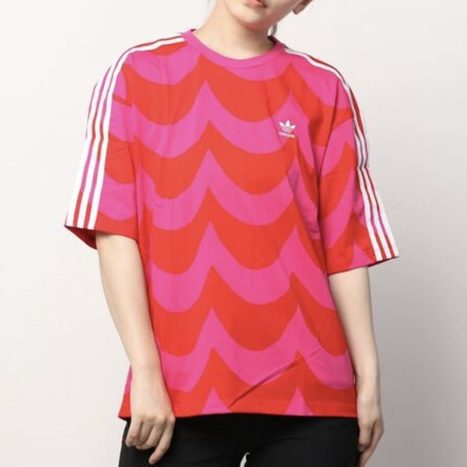 【新品未使用】adidas x marimekko オーバーサイズ Tシャツ_画像1