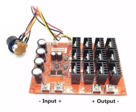  switch attaching!DC10-50V PWM DC motor Speed controller 3000W( maximum output )!