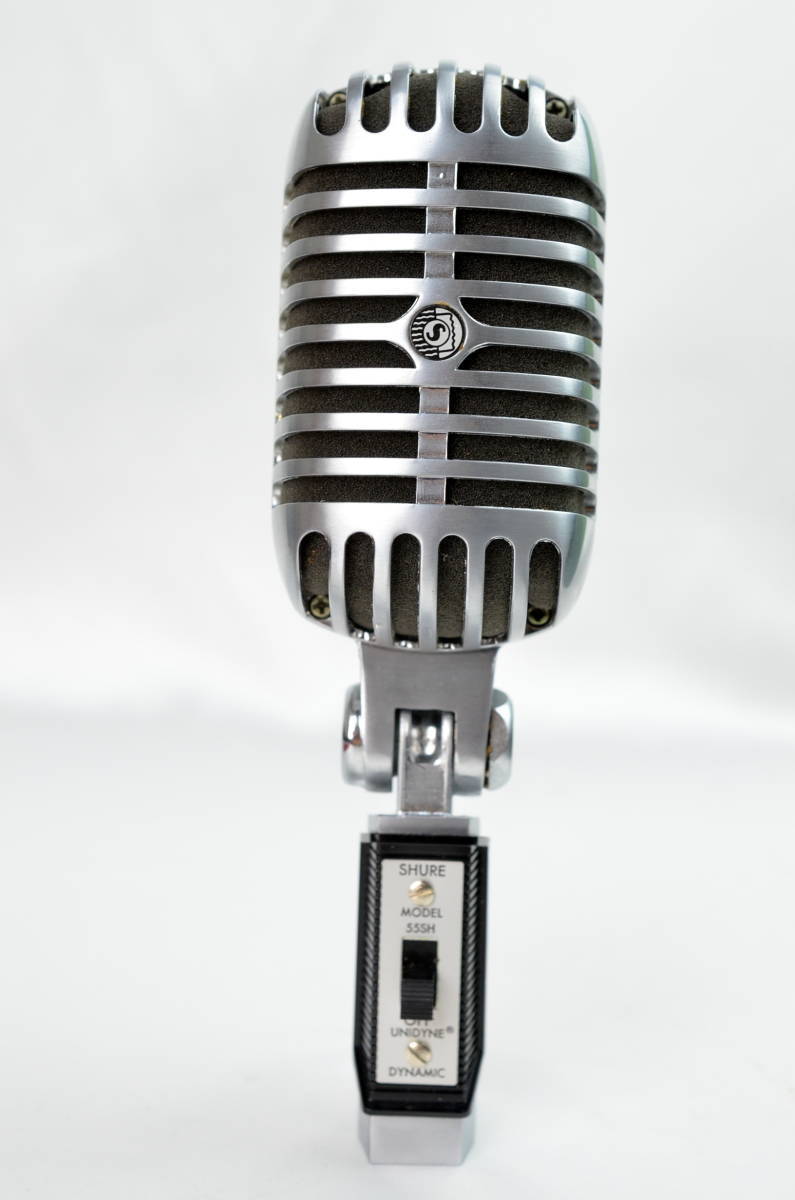 A】 USA製 SHURE 55SH 美品! ガイコツマイク ロカビリー ダイナミック