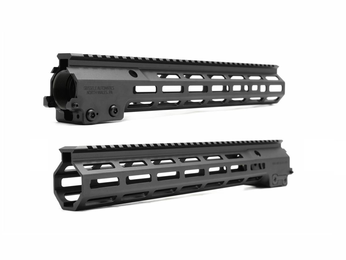 Geisseleタイプ SMR Mk16 URG-I 13 5インチ M-LOK ハンドガード BK