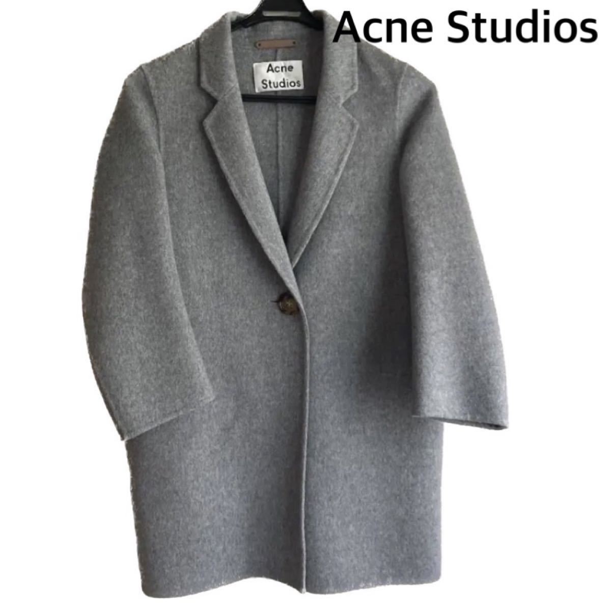 Acne Studios アクネ チェスターコート グレー レディースファッション