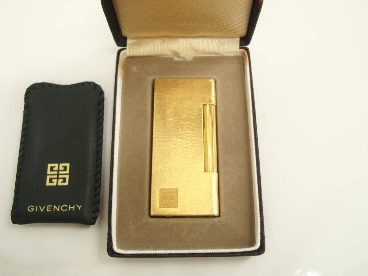 Yahoo!オークション - 火花OK☆ジバンシー GIVENCHY ガスライター ロー...