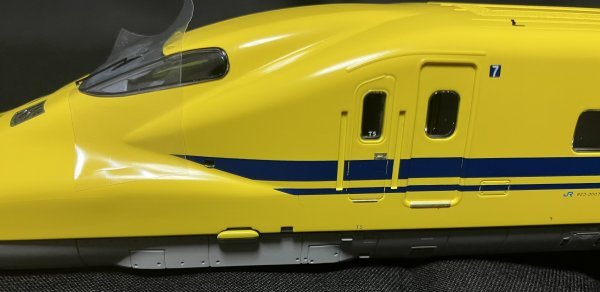 【HO ドクターイエロー 923-3007 (7号車/ 東京方先頭車/T車)】 JR西日本 923形新幹線電車3000番台 T5編成 エンドウ