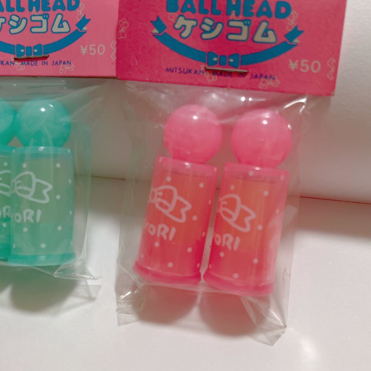 昭和レトロ セット 消しゴム ファンシー ボールヘッド ミツカン社 昭和レトロ セット 消しゴム ファンシー ボールヘッド ミツカン