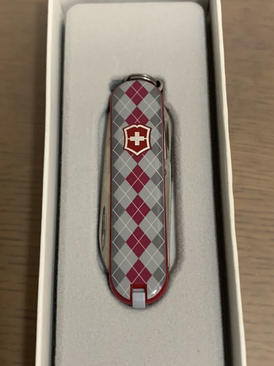 宅配 クラシック Victorinox 限定 未使用 ビクトリノックス アーガイル