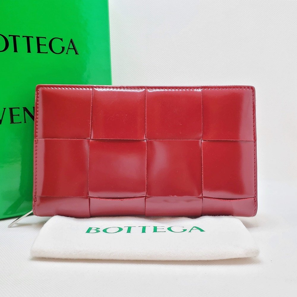 超ポイントアップ祭 三つ折り財布 ミニウォレット VENETA 【中古
