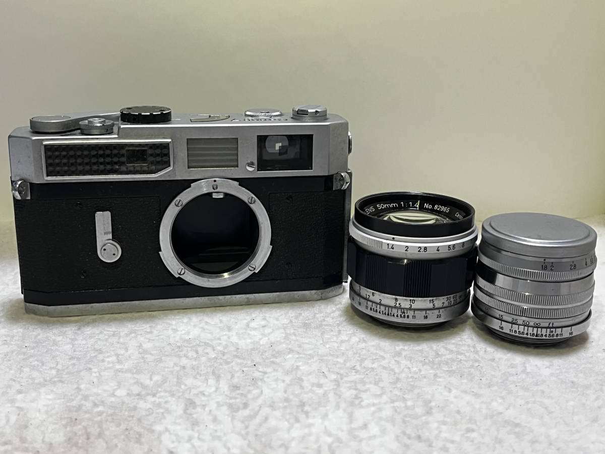 激安大特価! キヤノン Canon model7 50mmF1.8付き trumbullcampbell.com