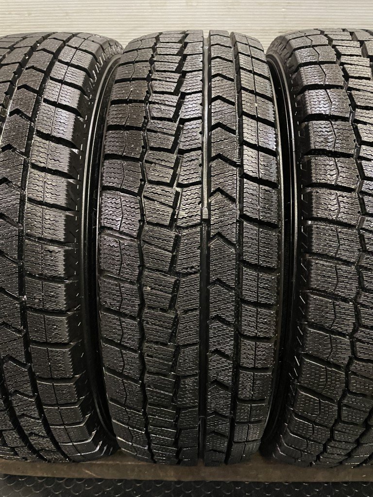 未走行に近い DUNLOP WINTER MAXX WM02 175/65R15 15インチ スタッドレス 4本 キューブ ポルテ スイフト等　(TF874)_画像3