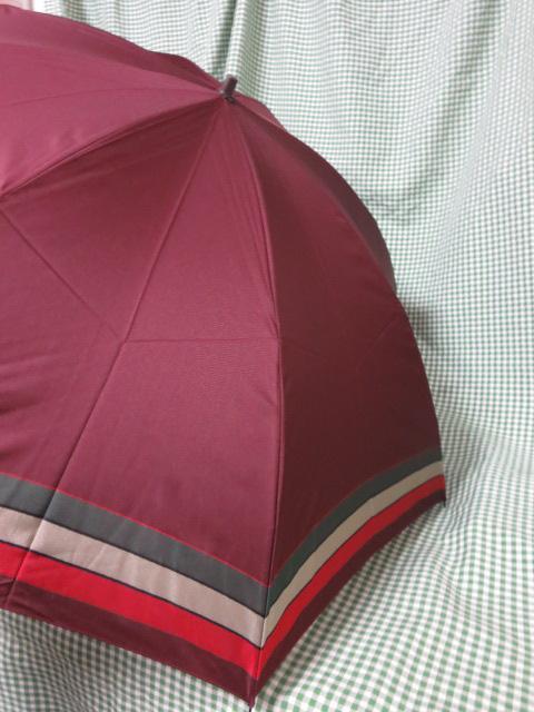 折りたたみ傘 エンジ 55cm_画像5