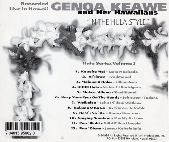 Genoa Keawe/In The Hula Style