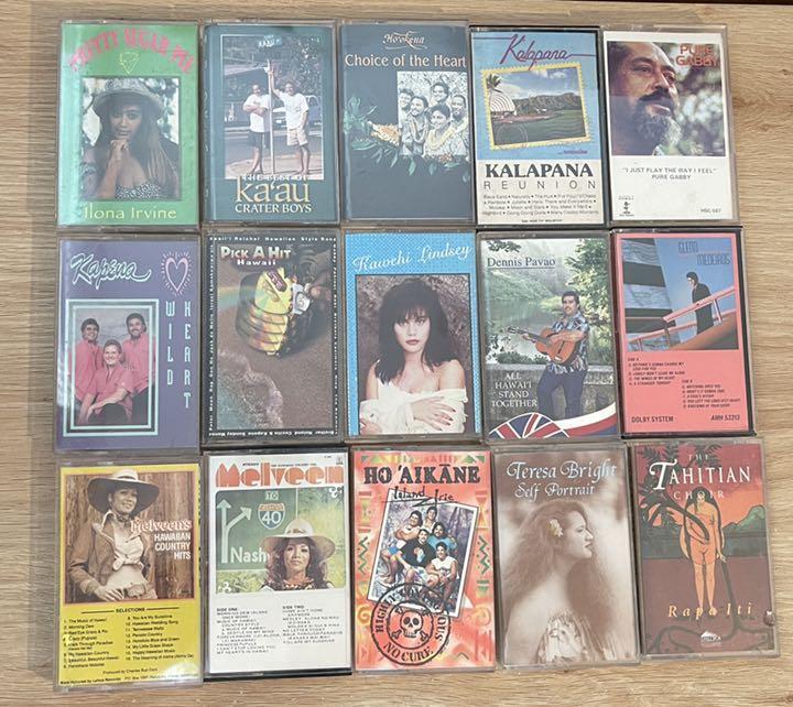 Lot of 15　 ハワイアン カセットテープ