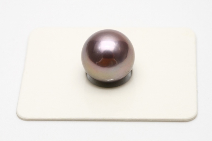流行 淡水真珠パールルース 11mm パープルカラー 真珠